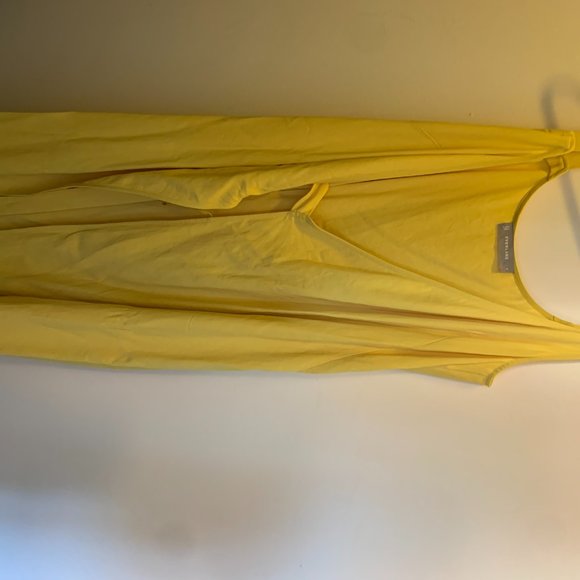 Everlane Yellow Sleeveless Wrap Dress- color no longer available from Everlane! - Picture 5 of 8